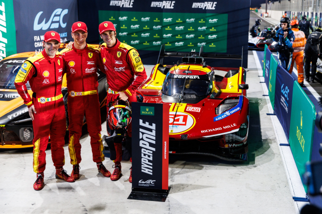 WEC: Ferrari стартует с поула в первой гонке сезона